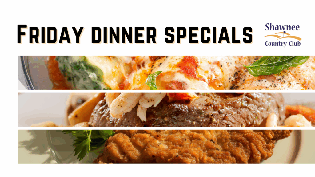 Dinner Specials including Chicken and Spinach stuffed Cannelloni, Steak Oscar, and Chicken Fried Steak