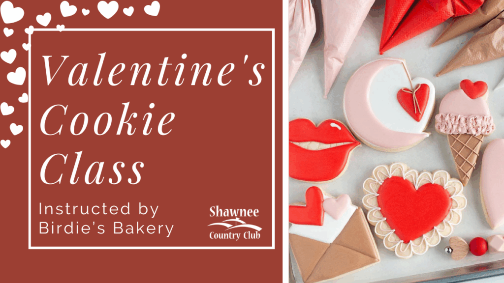 Header with decorative cookies