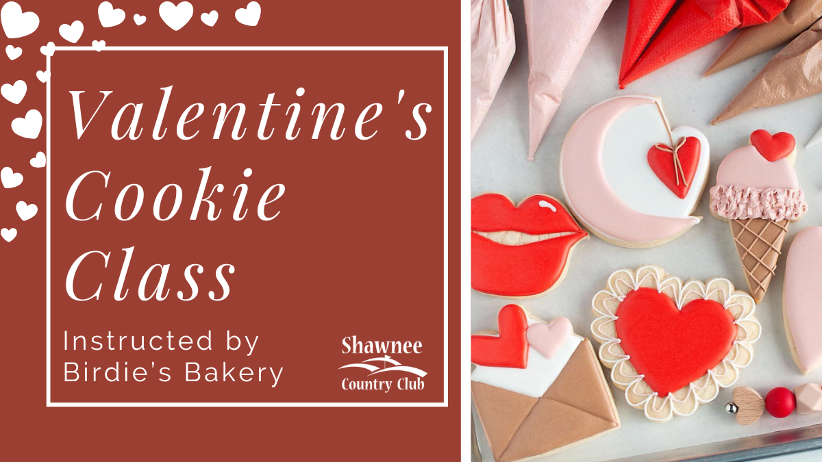 Header with decorative cookies