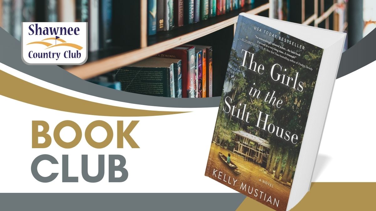 Book Club header with the girl in the stilted house as the book cover