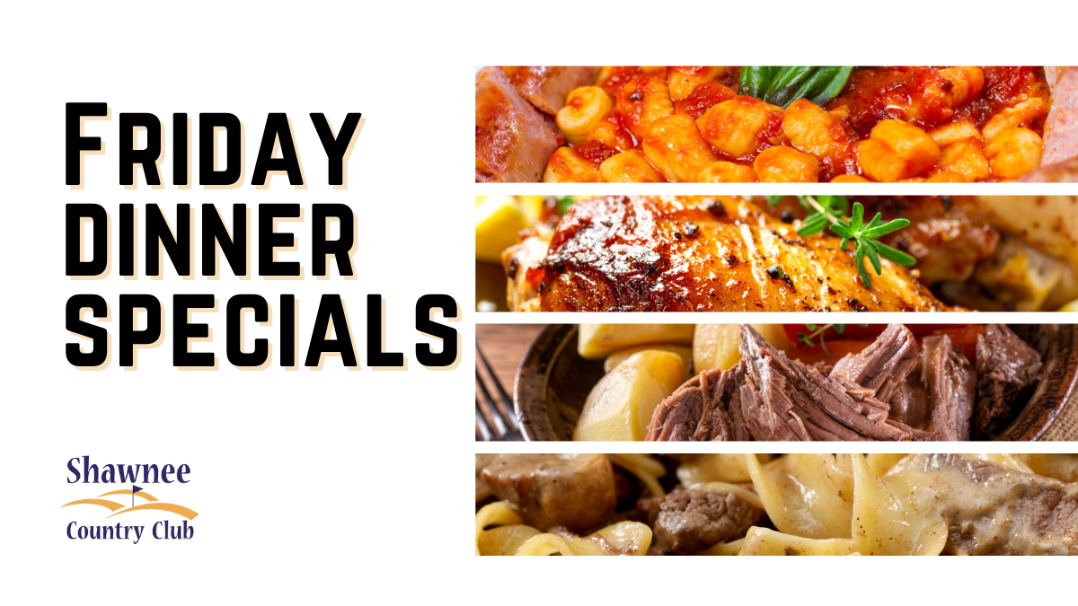 September Friday Dinner Specials At SCC